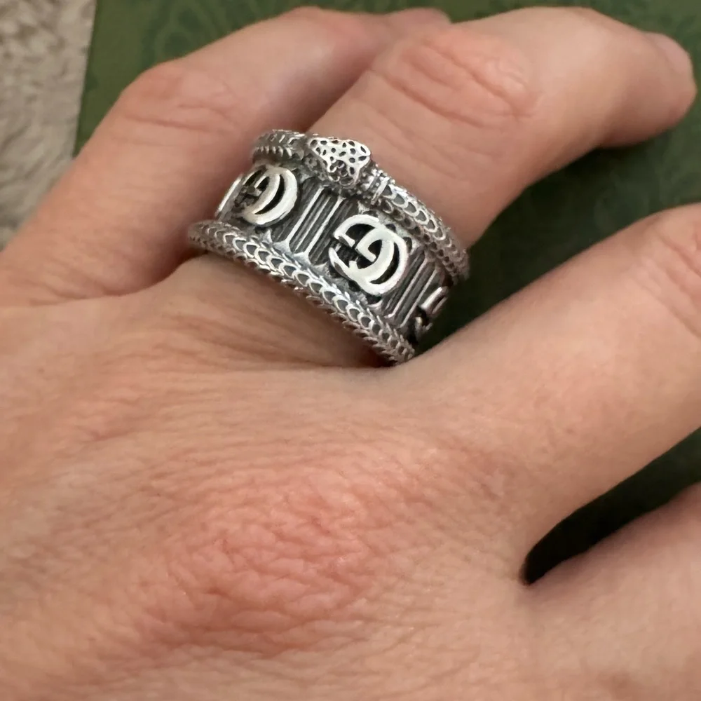 Gucci Silver Ring size 6 - Picture 2 of 9